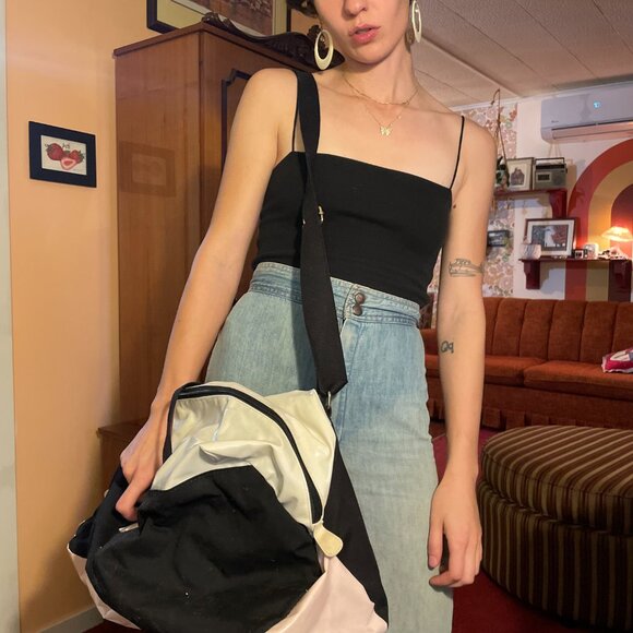 Y2K Victoria secret pink white and black overnight duffle bag! - Picture 9 of 16